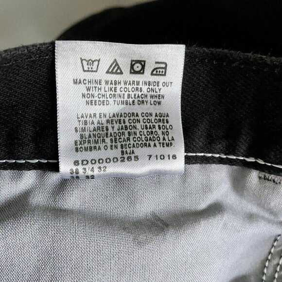 VF Jeanswear Black Denim Men's Shorts Size 38 - Picture 6 of 6